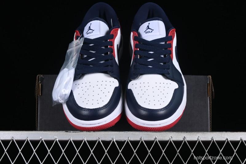 Nike Air Jordan 1 Low Golf Shoes Black Toe - DD9315-113
