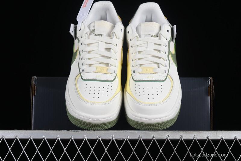 Nike Air Force 1 Shadow Low-Top Sneakers with Lightweight EVA Midsole and Anti-Slip RB Rubber Outsole - FN6335-101