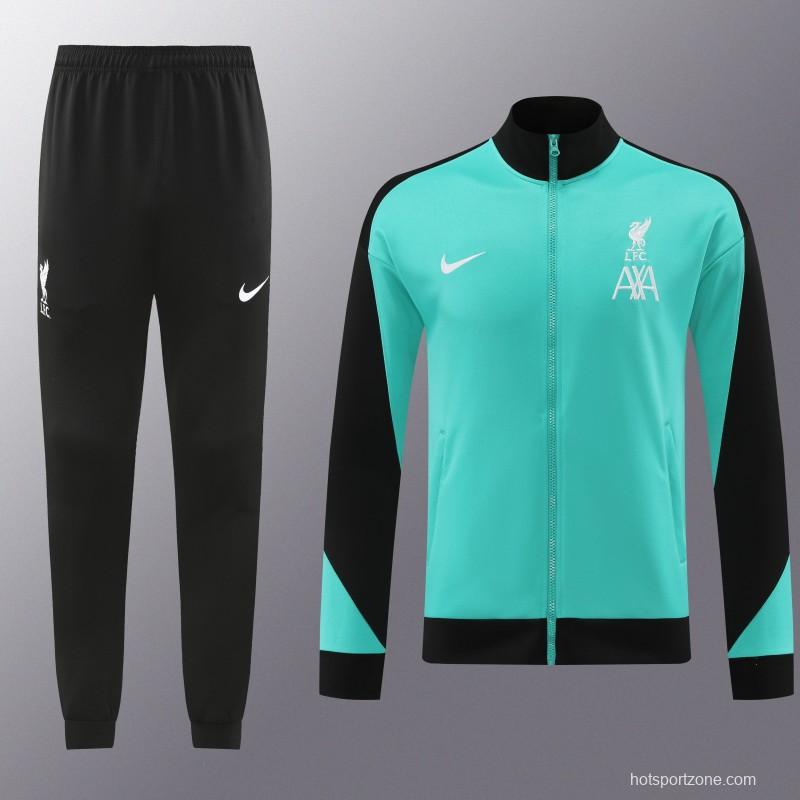 24/25 Liverpool Green Full Zipper Jacket +Long Pants