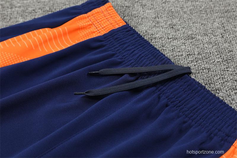 24/25 Juventus Orange Half Zipper Jacket+Long Pants