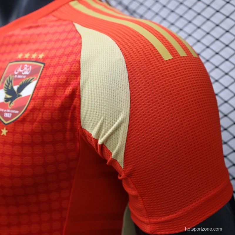 Player Version 24/25 Egypt Al Ahly Home Jersey