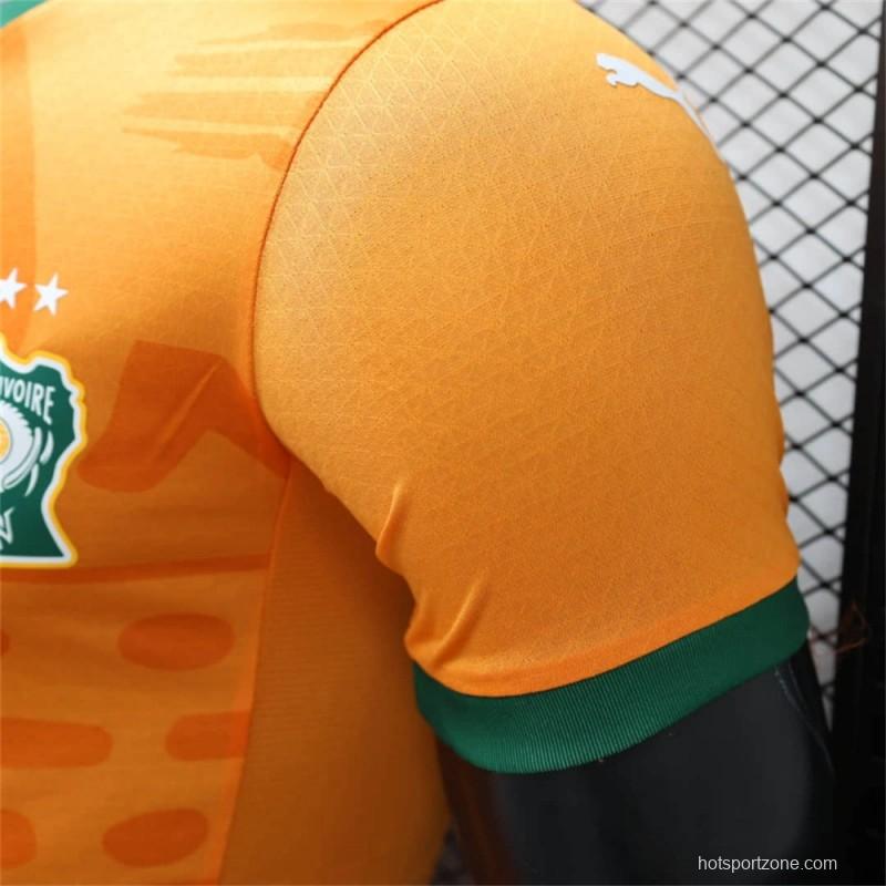 24/25 Player Version Ivory Coast Home Jersey