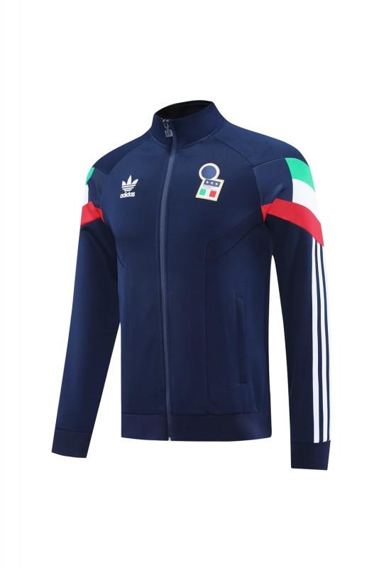 2024 Italy Blue Full Zipper Jacket +Long Pants