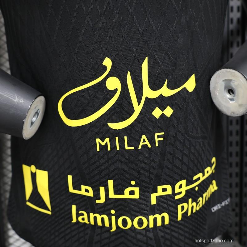 Player Version 25/26 Al-Ittihad Third Black Jersey