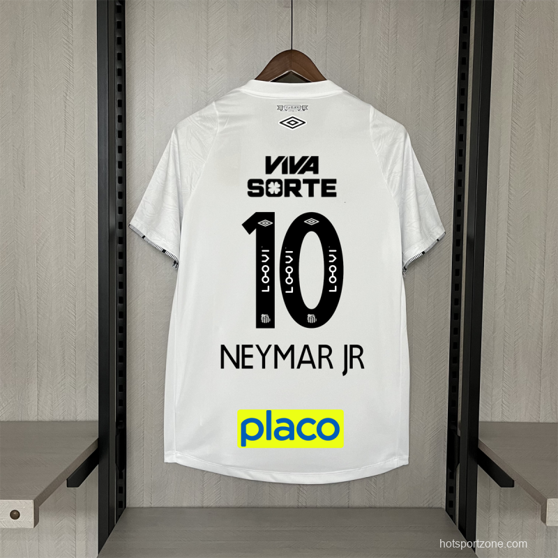 24/25 Santos &amp; Neymar Home S-XXXXL Jersey