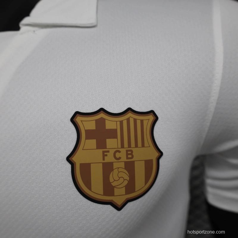 24/25 Player Version Barcelona Kopa Trophy Lamine Yamal Polo Jersey
