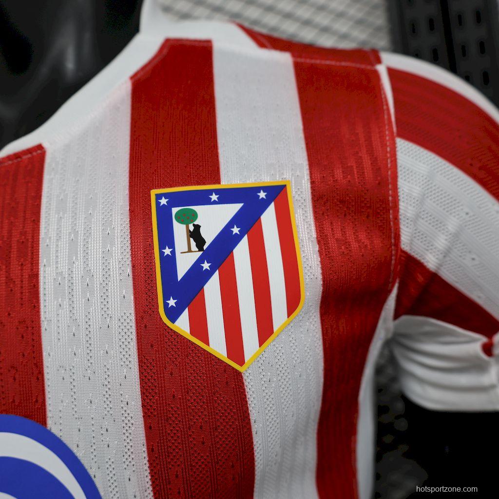 2025/26 Player Version Atletico Madrid Home Jersey