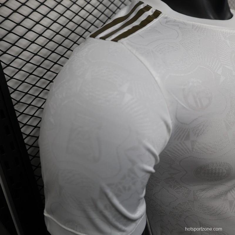 Player Version 25/26 Bayern Munich White with 125th Anniversary Emblem Jersey