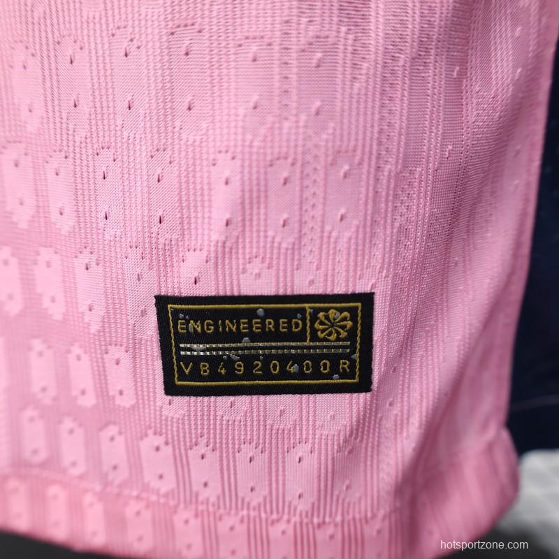 Player Version 25/26 FC Barcelona 125Th Anniversary Special Pink with Spotify Sponsor Jersey