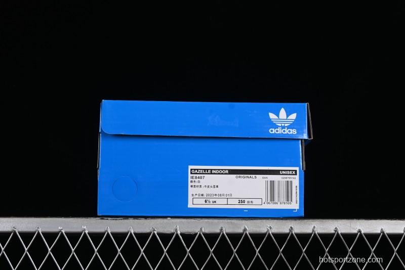 Adidas Originals Gazelle Indoor Retro Casual Slip-Resistant Wear-Resistant Low-Top Sneakers - IE8407