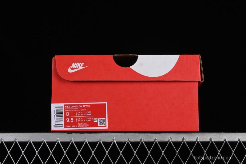 Nike Dunk Low SB Wine Red Black Low-Top Skateboarding Shoes - FJ4616-600