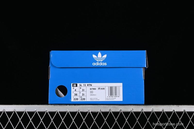Adidas Originals SL 72 Retro Running Shoes with Ecotex Tongue and EVA Midsole - IH7993