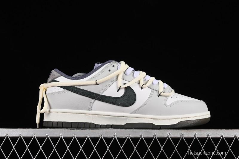 Nike Dunk Low SE Bubble Jellyfish Grey Island SB Strap Low-Top Casual Skate Shoes - FJ4188-100