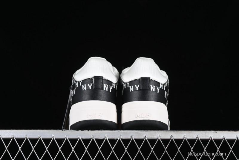 MLB Chunky Liner New York Yankees Hook & Loop Lightweight Platform Sneakers with 6cm Height Increase - 3ASXLM13N50BKS