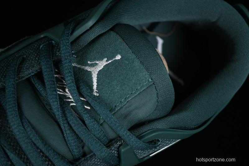 Nike Air Jordan 4 Remastered Military Green Retro Sneakers - FQ7940-300