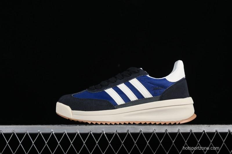 Adidas Originals SL 72 Retro Running Shoes with Nylon Upper and Rubber Outsole - IH5560