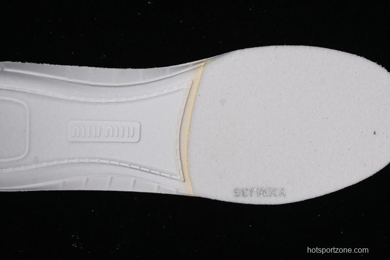 Miu Miu x New Balance 530 Low-Top Retro Running Sneakers with Deconstructed Design - 38165