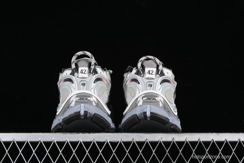 Balenciaga Runner Kith Four Color Retro Casual Sneakers - W3RMU2000