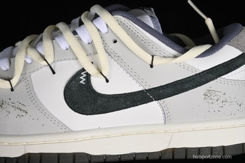 Nike Dunk Low SE Bubble Jellyfish Grey Island SB Strap Low-Top Casual Skate Shoes - FJ4188-100