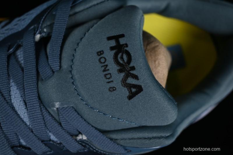 HOKA ONE ONE Bondi 8 Performance Cushion Running Shoes with Enhanced Support - 1123202 GBMS
