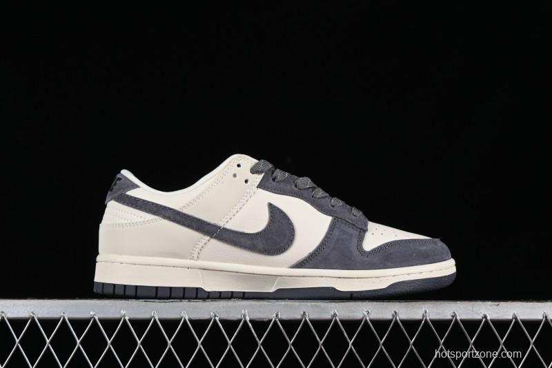 Nike SB Dunk Low Lightning Collaboration - Off White Navy Blue Small Blue Swoosh Anniversary High-End Custom Low-Top Casual Sneakers - XD1688-032
