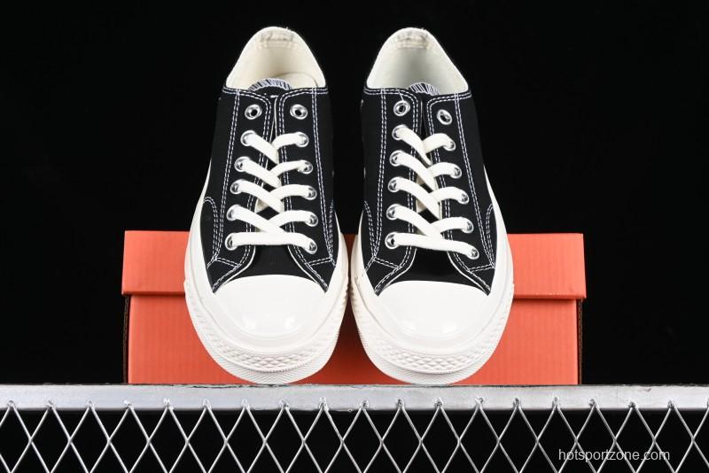 Converse Chuck 70 SNL Low Top Canvas Sneakers with Star Embroidery and Metal Studs - A11612C