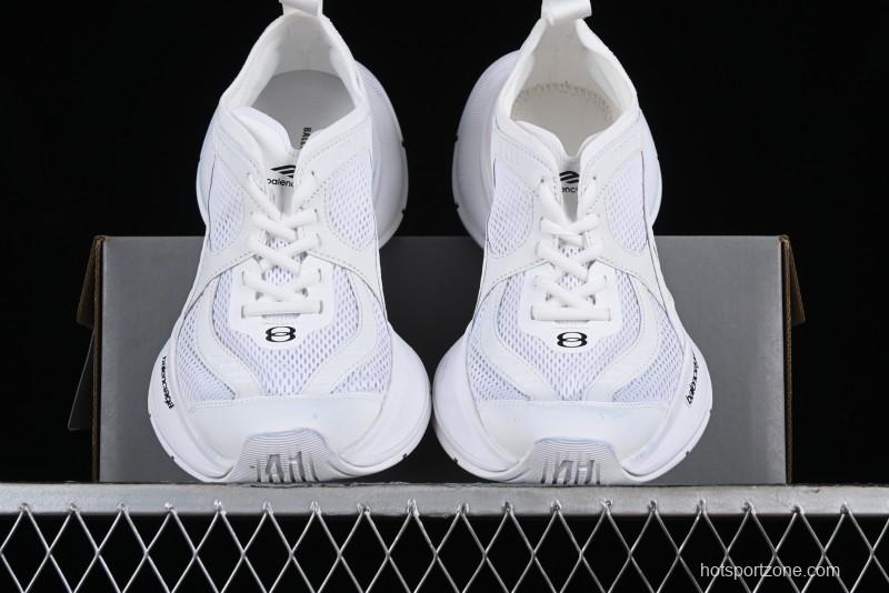 Balenciaga Circuit Lightweight Distressed Print Round Toe Fashion Casual Shoes - WFLGY0120