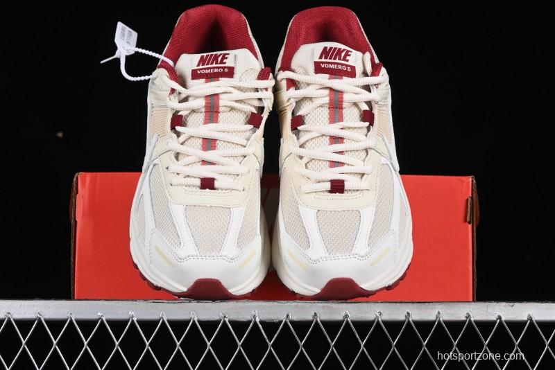 Nike Zoom Vomero 5 Retro Casual Running Shoes with EVA Midsole Cushion - HF0737-111