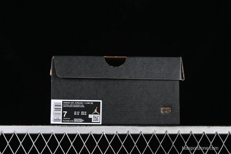 Nike Air Jordan 1 Low AJ1 White Red Casual Sneakers - FQ1935-018