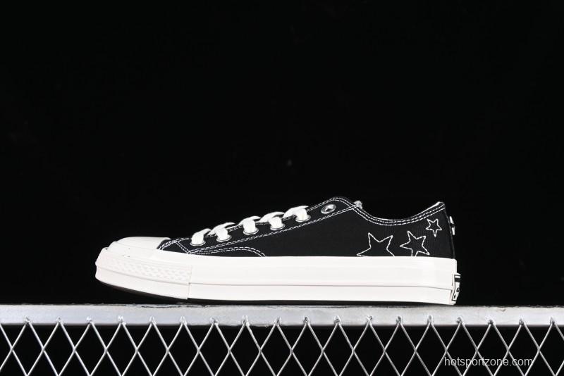 Converse Chuck 70 SNL Low Top Canvas Sneakers with Star Embroidery and Metal Studs - A11612C