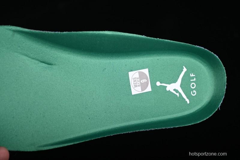 Nike Air Jordan 1 Low Golf Shoes Retro Grey White Green - DD9315-112