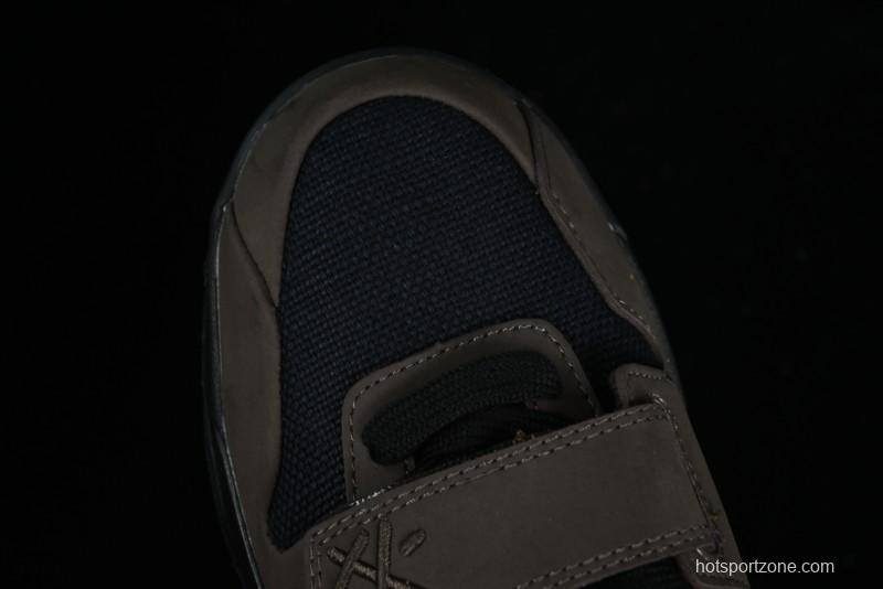 Nike Travis Scott x Jordan Cut The Check AJ1 Basketball Shoes with Velcro Design - FZ8117-200