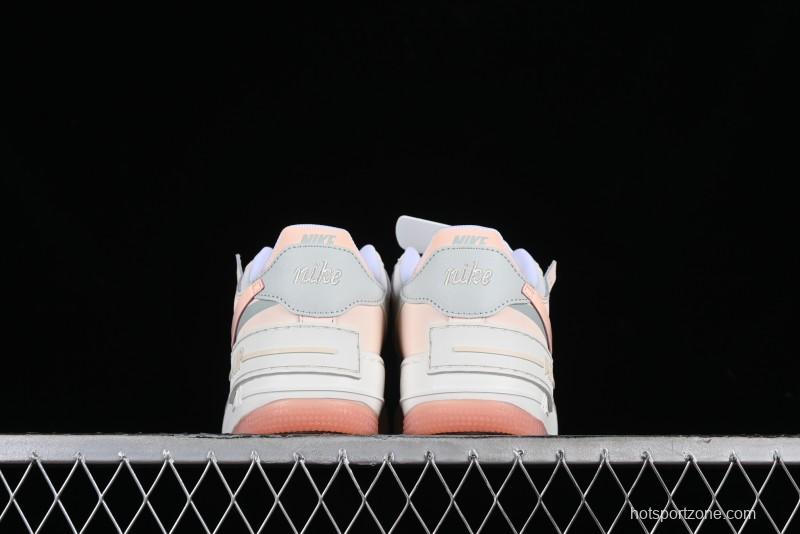 Nike Air Force 1 Shadow Low-Top Sneakers with Lightweight EVA Midsole - DZ1847-105