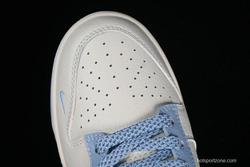 Nike Supreme x SB Dunk Low Stone Island Collaboration - Azure Starry Sky Anniversary High-End Custom Low-Top Casual Sneakers - BB9866-001