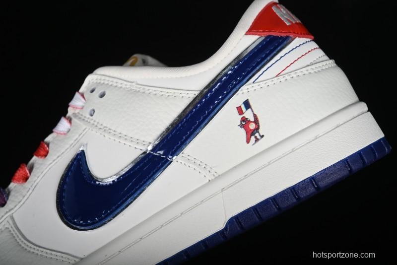 Nike SB Dunk Low Paris Olympics Limited - Patent Leather Blue - JH8310-951