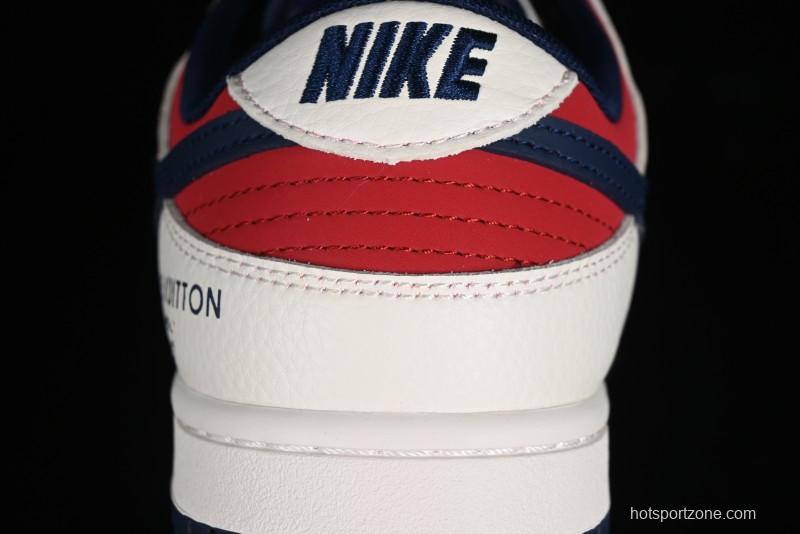 Nike SB Dunk Low LV Collaboration Anniversary High-End Custom Low-Top Casual Sneakers - XX2025-313
