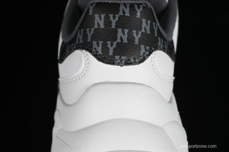 New York Yankees MLB Bigball Chunky Denim Monogram Platform Sandals - 3ASHBDM4N50BKS