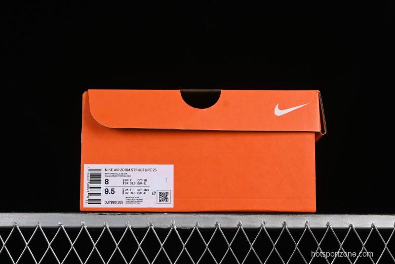 Nike Air Zoom Structure 25 Cushioned Anti-Slip Comfort Running Shoes - DJ7883-105
