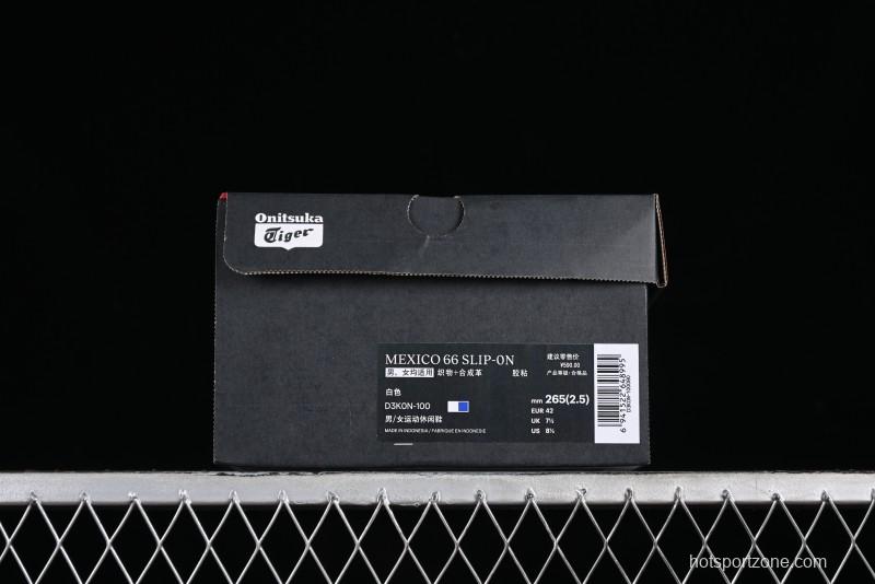 OnitsukaTiger Mexico 66 Low-Top Canvas Casual Running Shoes - D3KON-100