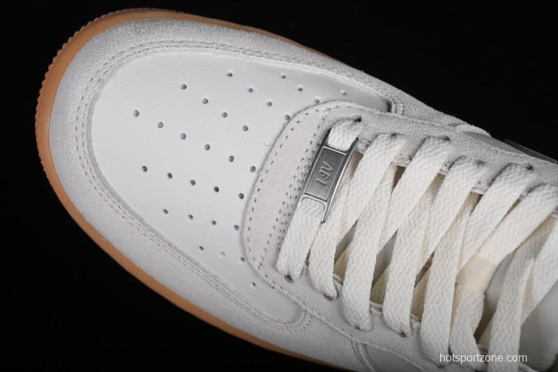 Nike Air Force 1 '07 Low Casual Sneakers with Full-Length Air Cushion - FQ8714-002