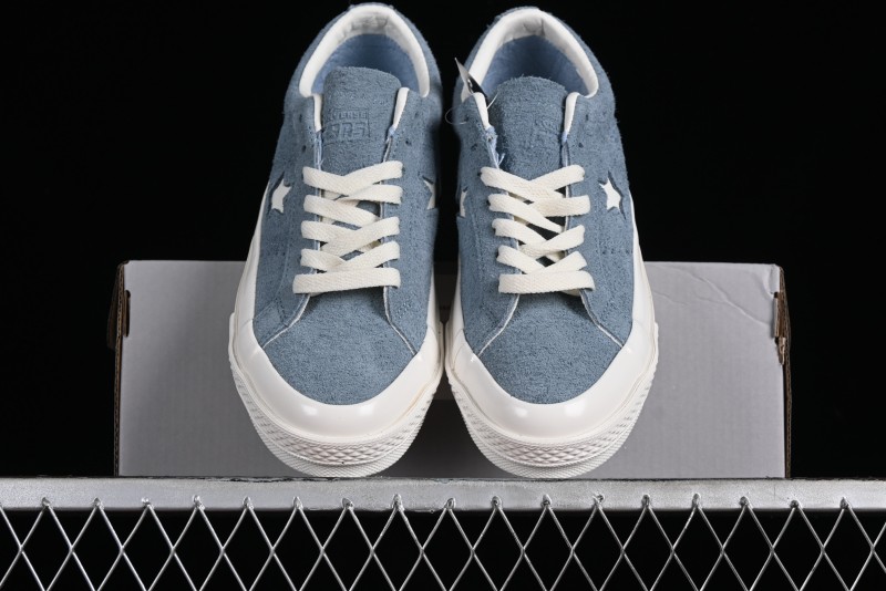Converse One Star Pro Retro Skate Shoes in Grey Blue - A06889C