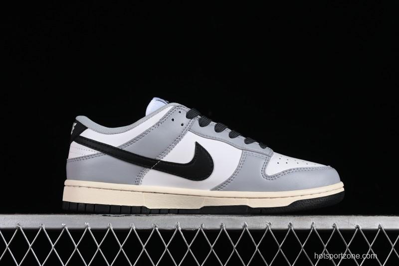 Nike Dunk Low SB Light Smoke Grey White Grey Casual Skate Shoes - DD1503-117