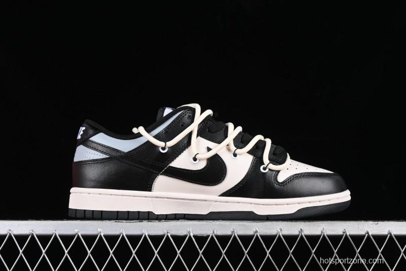 Nike Dunk Low Speed & Fury Distressed Oxidized Metal Punk SB Strap Low-Top Casual Sneakers - DD1391-100