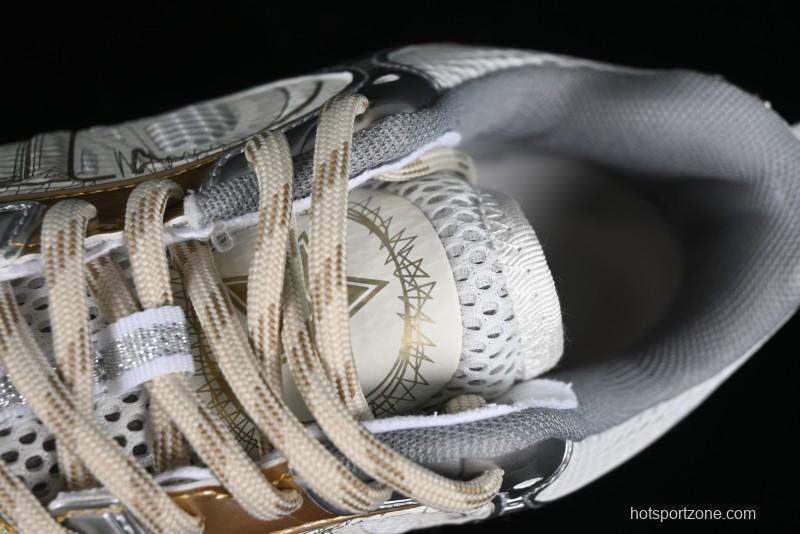 Dior Chrono Round Toe Lace-Up Lifestyle Casual Running Sneakers - 49G GOLDEN