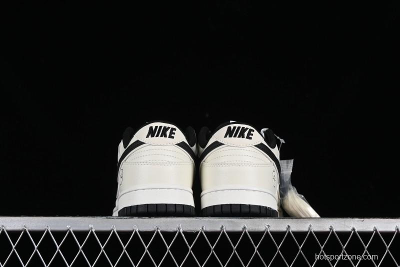 Nike SB Dunk Low Lightning Collaboration Off-White Black Starry Sky Anniversary High-End Custom Low-Top Casual Skate Shoes - XD1688-015