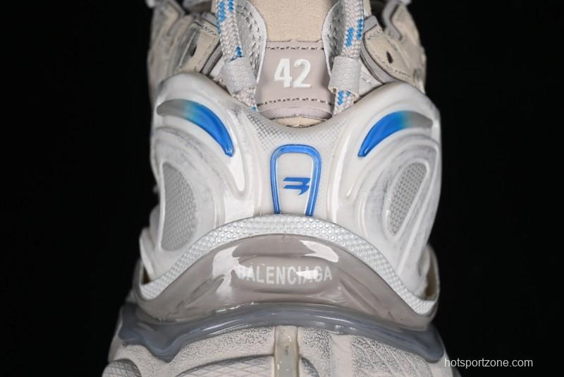 Balenciaga Runner Kith Four Color Retro Casual Sneakers - W3RNY2240