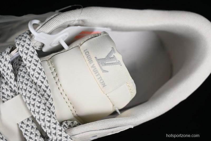 Nike Air Jordan 1 Low OG SP Travis Scott x Fragment Design LV Washed Blue Denim Casual Sneakers - SJ2068-007