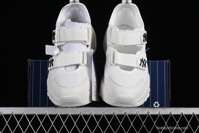 New York Yankees MLB Bigball Chunky Mask Jane Thick Platform Casual Sandals - 3ASDBCM4350IVS