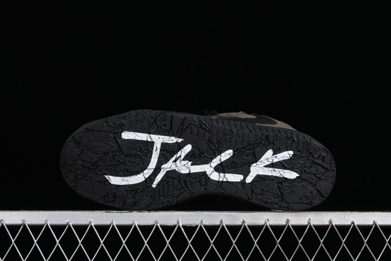 Nike Travis Scott x Jordan Cut The Check AJ1 Basketball Shoes with Velcro Design - FZ8117-200