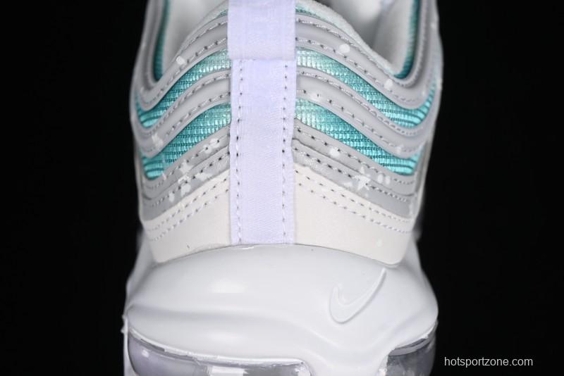 Nike Air Max 97 Custom Full-Sole Air Cushion Retro Bullet Running Shoes - 921826-101